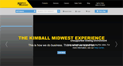 Desktop Screenshot of kimballmidwest.com